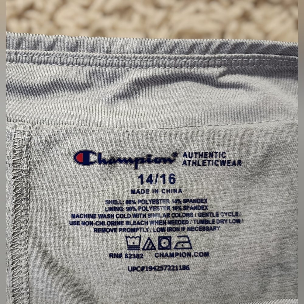 Champion 14 to 16 Gray Golf or Tennis Athletic Skorts - Picture 2 of 7